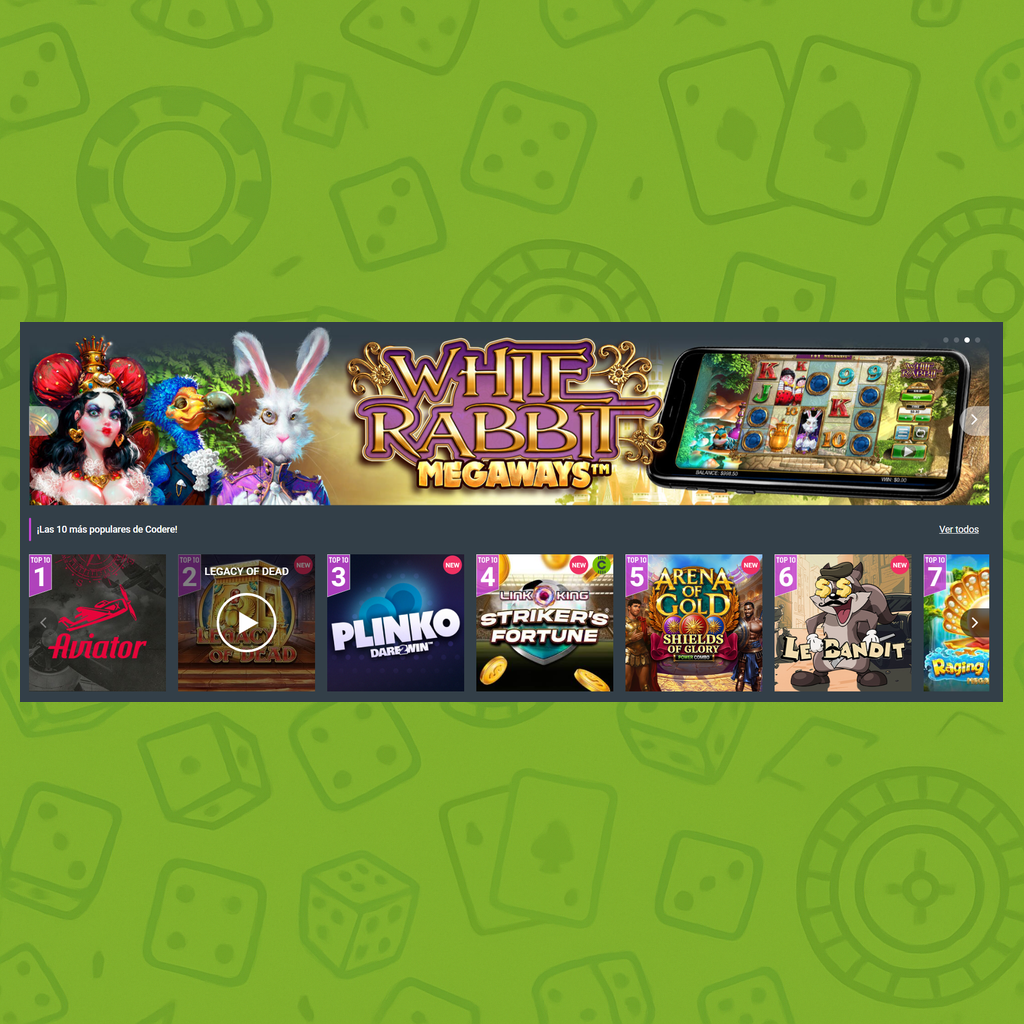 Codere Casino — tragamonedas populares